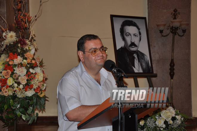 Baku Museum Center hosts jubilee event on 65th anniversary of Honoured Art Worker, Famous Azerbaijani cameraman Valery Karimov, Baku, Azerbaijan, June 30, 2010