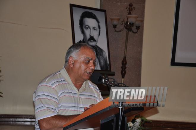 Baku Museum Center hosts jubilee event on 65th anniversary of Honoured Art Worker, Famous Azerbaijani cameraman Valery Karimov, Baku, Azerbaijan, June 30, 2010