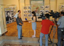 Baku Museum Center hosts jubilee event on 65th anniversary of Honoured Art Worker, Famous Azerbaijani cameraman Valery Karimov, Baku, Azerbaijan, June 30, 2010