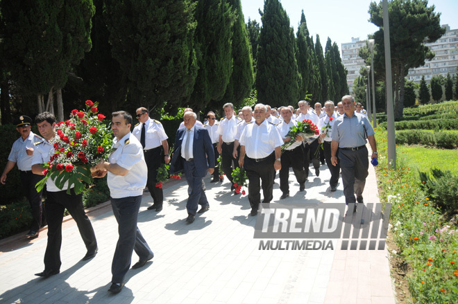 Baku marks professional holiday of workers of Azerbaijan State Caspian Shipping Company (CASPAR), CASPAR Head Aydin Bashirov, Baku, Azerbaijan, July 3, 2010