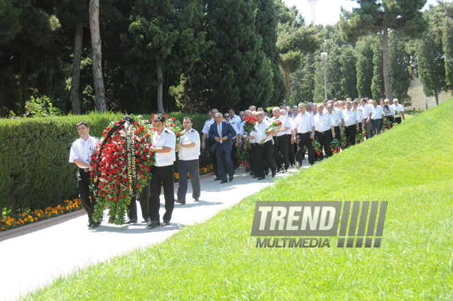 Baku marks professional holiday of workers of Azerbaijan State Caspian Shipping Company (CASPAR), CASPAR Head Aydin Bashirov, Baku, Azerbaijan, July 3, 2010