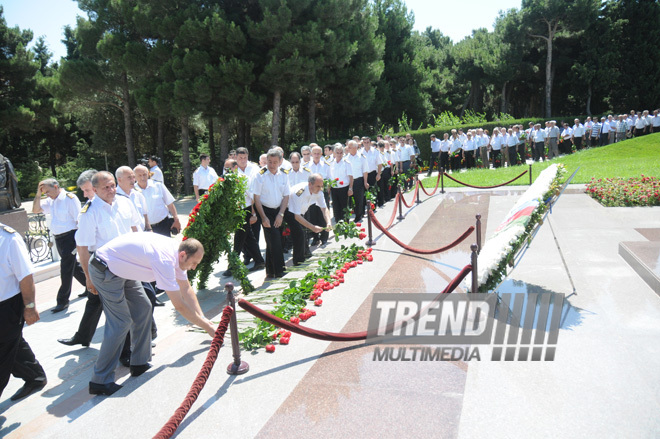 Baku marks professional holiday of workers of Azerbaijan State Caspian Shipping Company (CASPAR), CASPAR Head Aydin Bashirov, Baku, Azerbaijan, July 3, 2010