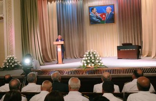 Baku marks professional holiday of workers of Azerbaijan State Caspian Shipping Company (CASPAR), CASPAR Head Aydin Bashirov, Baku, Azerbaijan, July 3, 2010