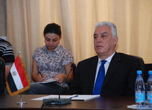 Azerbaijani Industry and Energy Minister Natig Aliyev's meeting with Egyptian Petroleum Minister Amin Sameh  Fahmy, Baku, Azerbaijan, Jule 07, 2010 
