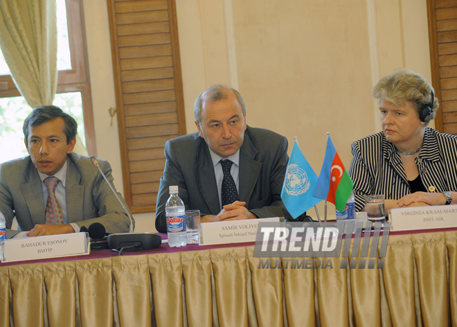 Presentation of assessments of needs in trade and human development in Azerbaijan, Baku, Azerbaijan, Jule 08, 2010