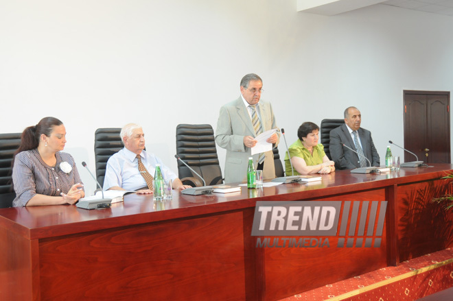 Presentation of book dedicated to nationwide leader of Azerbaijan, Baku, Azerbaijan, 12 july 2010.