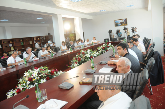 Presentation of book dedicated to nationwide leader of Azerbaijan, Baku, Azerbaijan, 12 july 2010.