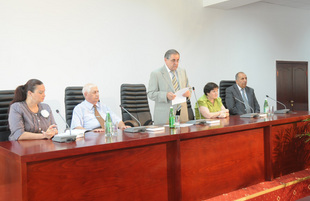 Presentation of book dedicated to nationwide leader of Azerbaijan, Baku, Azerbaijan, 12 july 2010.