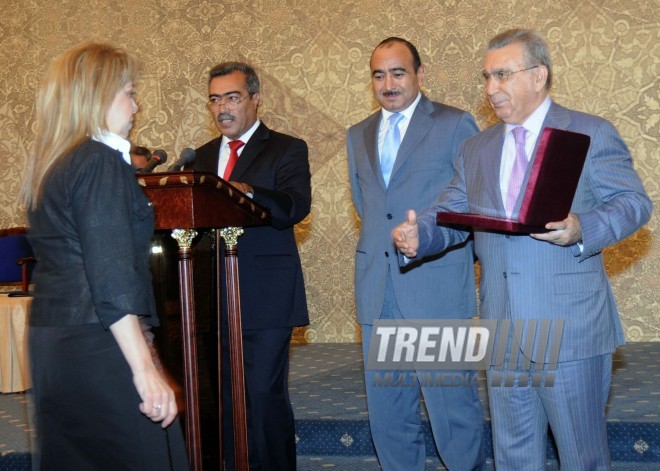 Celebrations of the 135th anniversary of the national press held in Azerbaijan, Baku, Azerbaijan, July 22 2010