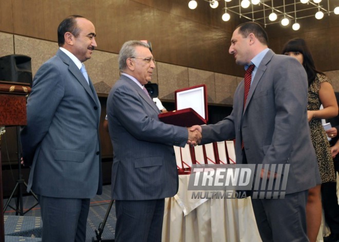 Celebrations of the 135th anniversary of the national press held in Azerbaijan, Baku, Azerbaijan, July 22 2010