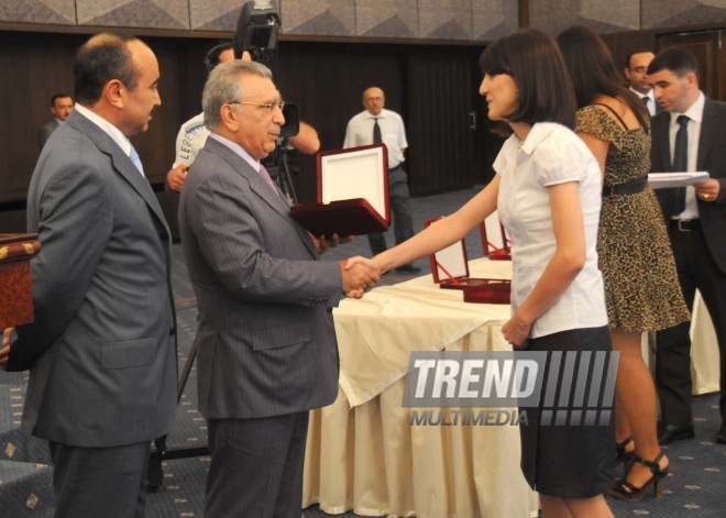 Celebrations of the 135th anniversary of the national press held in Azerbaijan, Baku, Azerbaijan, July 22 2010