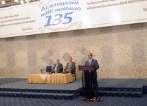 Celebrations of the 135th anniversary of the national press held in Azerbaijan, Baku, Azerbaijan, July 22 2010