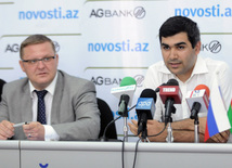 Presentation of the project "Peace or Victory: a look at the conflict", Baku, Azerbaijan, Jule 27, 2010