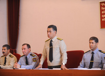 Interior Ministry conducts collective meeting on six-month-results, Interior Minister Ramil Usubov, Baku, Azerbaijan, Jule 29, 2010 