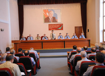 Interior Ministry conducts collective meeting on six-month-results, Baku, Azerbaijan, Jule 29, 2010 