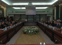 Coordination council holds meeting to open Baku-Tbilisi-Kars railway, Baku, Azerbaijan, Aug.3, 2010