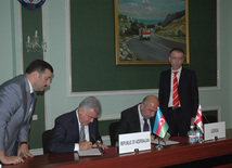 Coordination council holds meeting to open Baku-Tbilisi-Kars railway, Azerbaijani Transport Minister Ziya Mammadov, Baku, Azerbaijan, Aug.3, 2010