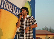 Brewer Baltika-Baku first holds beer festival, rapper Elshad Hose, Baku, Azerbaijan, Aug. 8, 2010