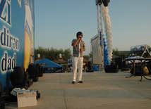 Brewer Baltika-Baku first holds beer festival, rapper Elshad Hose, Baku, Azerbaijan, Aug. 8, 2010