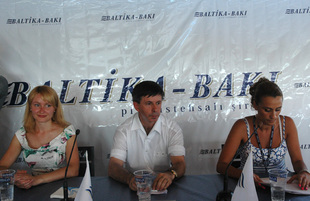 Brewer Baltika-Baku first holds beer festival, Baku, Azerbaijan, Aug. 8, 2010