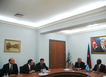 Azerbaijan, WB sign new loan agreement, Transport Minister Ziya Mammadov, WB Country Manager Joseph Owen, Baku, Azerbaijan, Avg.11, 2010