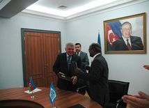 Azerbaijan, WB sign new loan agreement, Transport Minister Ziya Mammadov, WB Country Manager Joseph Owen, Baku, Azerbaijan, Avg.11, 2010