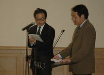 'Philosophy of doing business in Toyota Company' seminar, Toyota Tsisho Corporation General Project Manager Teruyuki Mori, Baku, Azerbaijan, Avg. 19, 2010