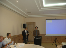 'Philosophy of doing business in Toyota Company' seminar, Toyota Tsisho Corporation General Project Manager Teruyuki Mori, Baku, Azerbaijan, Avg. 19, 2010