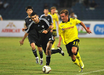 Football match between Karabakh and Borussia, Baku, Azerbaijan, Aug.26, 2010