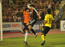 Football match between Karabakh and Borussia, Baku, Azerbaijan, Aug.26, 2010