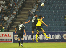 Football match between Karabakh and Borussia, Baku, Azerbaijan, Aug.26, 2010