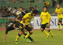 Football match between Karabakh and Borussia, Baku, Azerbaijan, Aug.26, 2010