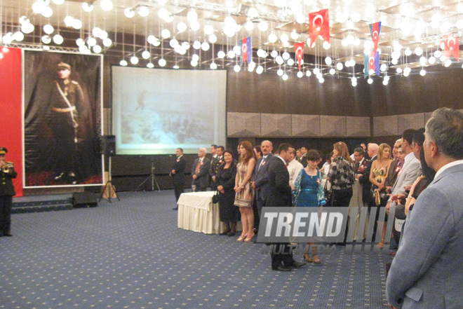 Baku commemorates anniversary of Turkish Armed Forces, Baku, Azerbaijan, Aug.31, 2010 