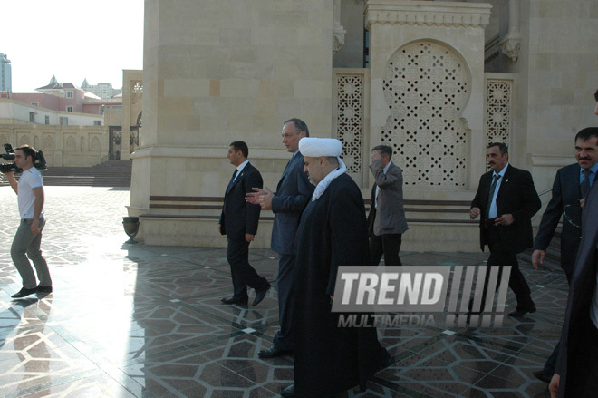 Presidents  of Ingushetia and Dagestan visit Caucasus Muslims Office, Baku, Azerbaijan, Sep.02, 2010 