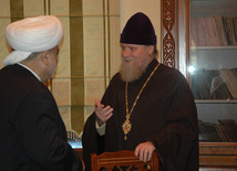 Presidents  of Ingushetia and Dagestan visit Caucasus Muslims Office, Baku, Azerbaijan, Sep.02, 2010 