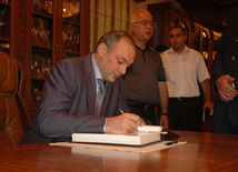 Presidents  of Ingushetia and Dagestan visit Caucasus Muslims Office, Baku, Azerbaijan, Sep.02, 2010 