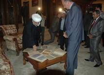 Presidents  of Ingushetia and Dagestan visit Caucasus Muslims Office, Baku, Azerbaijan, Sep.02, 2010 