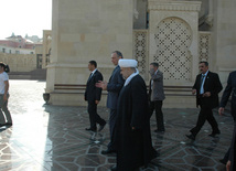 Presidents  of Ingushetia and Dagestan visit Caucasus Muslims Office, Baku, Azerbaijan, Sep.02, 2010 