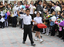 First call sounded in Baku schools today, Baku, Azerbaijan, Sep.15, 2010 