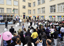 First call sounded in Baku schools today, Baku, Azerbaijan, Sep.15, 2010 