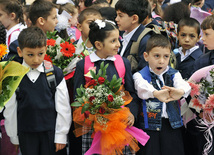 First call sounded in Baku schools today, Baku, Azerbaijan, Sep.15, 2010 