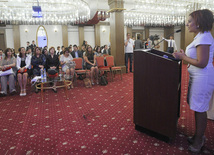 Awarding ceremony of honorary diplomas for merits in participating in activities of international organization "YES", dealing with issues of human trafficking, Baku, Azerbaijan, Sept. 17, 2010