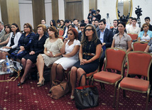 Awarding ceremony of honorary diplomas for merits in participating in activities of international organization "YES", dealing with issues of human trafficking, Baku, Azerbaijan, Sept. 17, 2010