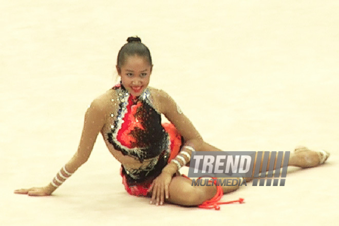 Second day of 30th World Rhythmic Gymnastics Championships in Moscow, Russia, Moscow, Sept.21, 2010