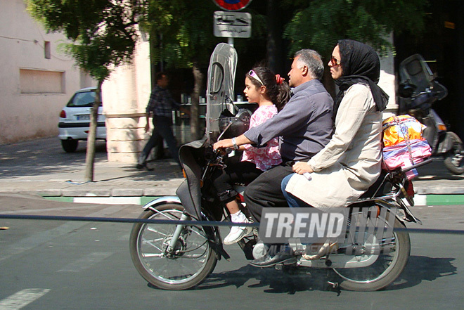 Müasir Tehranın mənzərələri, Tehran, İran, 24 sentyabr