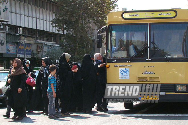 Müasir Tehranın mənzərələri, Tehran, İran, 24 sentyabr