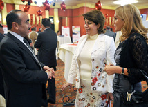 TREND International News Agency marks 15th anniversary, Head of Socio-Political Department of the President’s Office Ali Hasanov, MP Gular Ahmadova, Baku, Azerbaijan, Oct.04, 2010