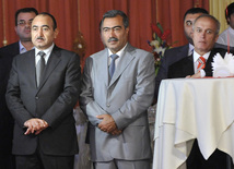 TREND International News Agency marks 15th anniversary, Head of Socio-Political Department of the President’s Office Ali Hasanov, Executive Director of the Azerbaijani State Support for Media Development Fund under the Azerbaijani President Vugar Safarli, Baku, Azerbaijan, Oct.04, 2010