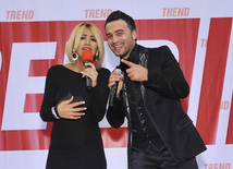 TREND International News Agency marks 15th anniversary, Singers Roya Aykhan and Zamig, Baku, Azerbaijan, Oct.04, 2010