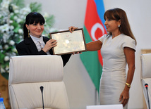 Contest timed to 71st anniversary of prominent Azerbaijani scholar Aida Imanguliyeva ends, rector of the Baku branch of the M.V.Lomonosov Moscow State University, Nargiz Pashayeva, Baku, Azerbaijan, Okt.08, 2010